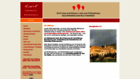 What Stiftung-aramaeisches-kulturerbe.de website looked like in 2020 (4 years ago)