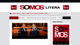 What Somoslitera.com website looked like in 2020 (3 years ago)