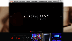 What Showponyevents.com website looked like in 2020 (3 years ago)