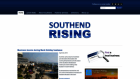 What Southendrising.com website looked like in 2020 (3 years ago)