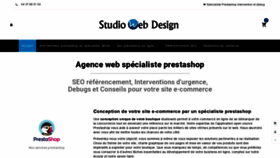 What Studio-web-design.fr website looked like in 2020 (3 years ago)