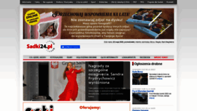 What Sadki24.pl website looked like in 2020 (3 years ago)