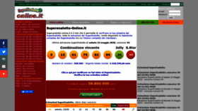 What Superenalotto-online.it website looked like in 2020 (3 years ago)