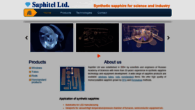 What Saphitel.com website looked like in 2020 (3 years ago)