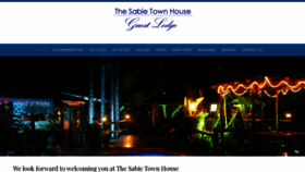 What Sabietownhouse.co.za website looked like in 2020 (3 years ago)
