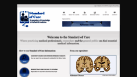 What Standardofcare.com website looked like in 2020 (3 years ago)