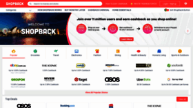 What Shopback.com.au website looked like in 2020 (3 years ago)