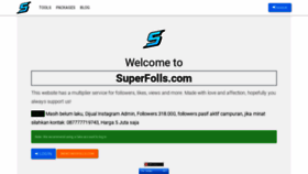 What Superfolls.com website looked like in 2020 (3 years ago)