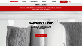 What Switch-bot.com website looked like in 2020 (3 years ago)