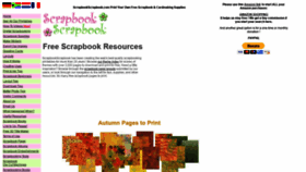What Scrapbookscrapbook.com website looked like in 2020 (3 years ago)