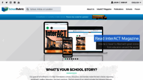 What Schoolrubric.com website looked like in 2020 (4 years ago)