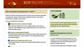 What Scdrecipe.com website looked like in 2020 (3 years ago)