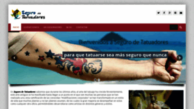 What Segurotatuadores.com website looked like in 2020 (3 years ago)