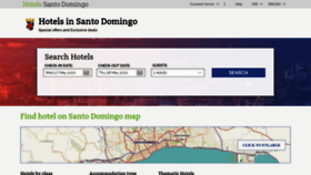 What Santodomingo-hotels.net website looked like in 2020 (3 years ago)