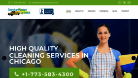 What Servicemaster-mb.com website looked like in 2020 (3 years ago)