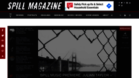 What Spillmagazine.com website looked like in 2020 (3 years ago)