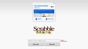 What Scrabblemania.net website looked like in 2020 (3 years ago)