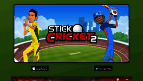 What Stickcricket2.com website looked like in 2020 (3 years ago)