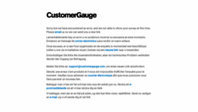 What Surveys.us.customergauge.com website looked like in 2020 (3 years ago)