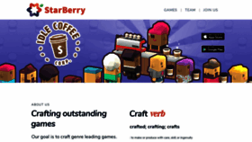 What Starberry.games website looked like in 2020 (5 years ago)