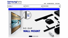 What Samsungparts.com website looked like in 2020 (3 years ago)