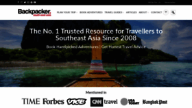 What Southeastasiabackpacker.com website looked like in 2020 (3 years ago)