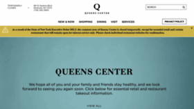 What Shopqueenscenter.com website looked like in 2020 (3 years ago)