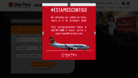 What Starperu.com website looked like in 2020 (3 years ago)