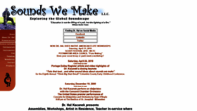 What Soundswemake.com website looked like in 2020 (5 years ago)