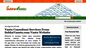 What Subhavaastu.com website looked like in 2020 (3 years ago)