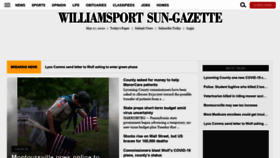 What Sungazette.com website looked like in 2020 (3 years ago)