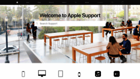 What Support.apple.com website looked like in 2020 (3 years ago)