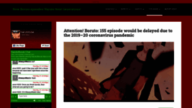 What Shippuden-naruto.com website looked like in 2020 (3 years ago)