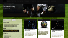 What Soccervictory.com website looked like in 2020 (3 years ago)