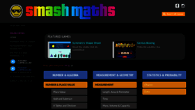 What Smashmaths.com.au website looked like in 2020 (3 years ago)