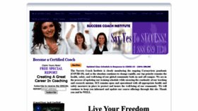 What Successcoachinstitute.com website looked like in 2020 (3 years ago)
