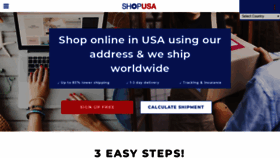 What Shopusa.com website looked like in 2020 (3 years ago)