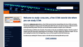 What Study-ccna.com website looked like in 2020 (3 years ago)