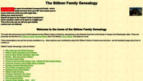 What Stiltner.org website looked like in 2020 (3 years ago)