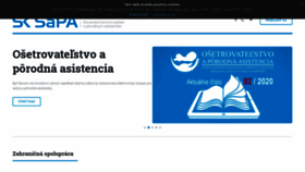 What Sksapa.sk website looked like in 2020 (3 years ago)