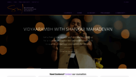 What Shankarmahadevanacademy.com website looked like in 2020 (3 years ago)