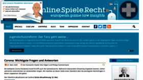 What Spielerecht.de website looked like in 2020 (3 years ago)