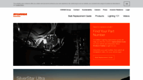 What Sylvania-automotive.com website looked like in 2020 (3 years ago)
