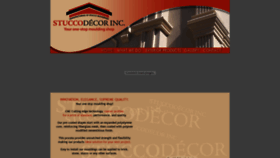 What Stuccodecor.com website looked like in 2020 (3 years ago)