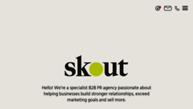 What Skoutpr.com website looked like in 2020 (3 years ago)