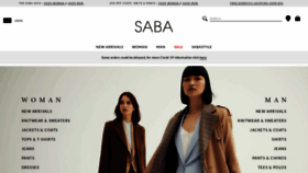 What Saba.com.au website looked like in 2020 (3 years ago)