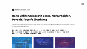 What Spielcasinoinfo.org website looked like in 2020 (3 years ago)