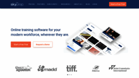 What Skyprep.com website looked like in 2020 (3 years ago)