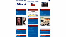 What Sitios.cl website looked like in 2020 (3 years ago)