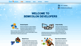 What Semicolondev.com website looked like in 2020 (3 years ago)